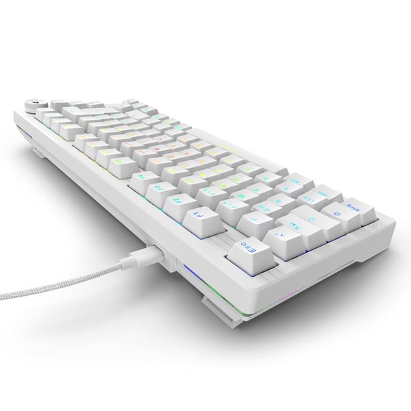 Sharkoon SGK25 näppäimistö Koti USB QWERTZ Saksa Valkoinen