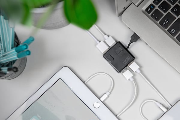 Miniatyrbild 3 av 9: DIGITUS USB 2.0 HUB, 4-Port