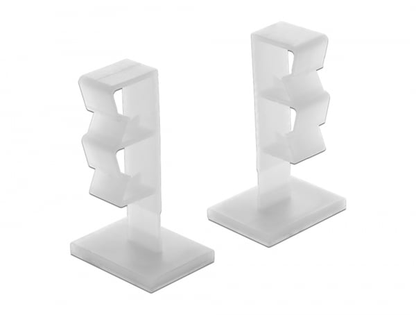 DeLOCK 60177 kabelorganisator Gulv Kabelholder Transparent 10 stk