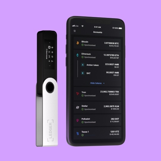 Miniatyrbild 9 av 10: Ledger Nano S Plus Hårdvaruplånbok, USB-minne Svart, Silver