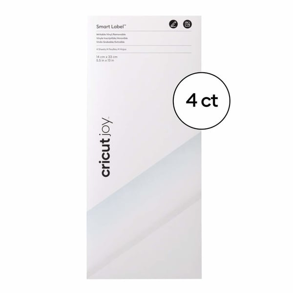 Cricut Joy Smart Label Writable liimaetiketti Kiinteä Läpinäkyvä 4 kpl
