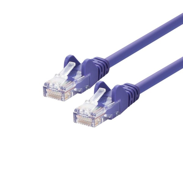 LOGON PROFESSIONELT PATCHKABEL U/UTP 10M - CAT5E - VIOLET