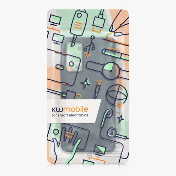 kwmobile KWM0000150W018C mobiltelefon etui Cover Skiferfarve