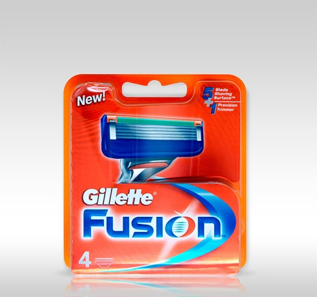Miniatyrbild 7 av 7: Gillette Fusion 5 rakblad 4 styck Män