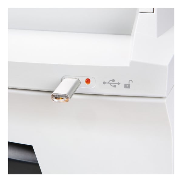HSM SECURIO AF35 papirmakulator Delvist makulering 56 dB 24 cm Hvid