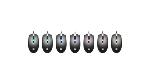Miniatyrbillede 7 af 7: Defender DOT MB-986 mus Spil Ambidextrous USB Type-A Optisk 1600 dpi