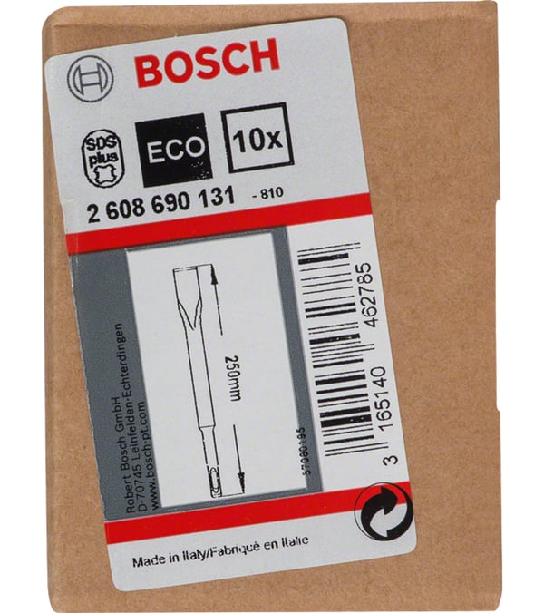 Miniatyrbillede 2 af 2: Bosch 2 608 690 131 borehoved Flat mejselborebit 10 stk