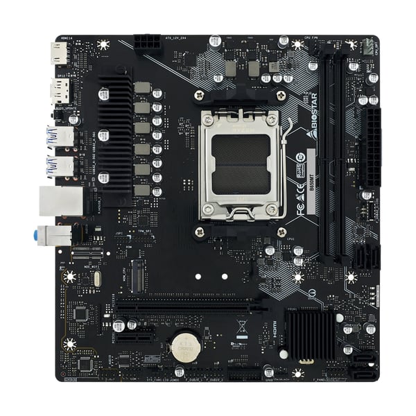 Pikkukuva 4 / 4: Biostar B650MT emolevy AMD B650 Pistoke AM5 mikro ATX