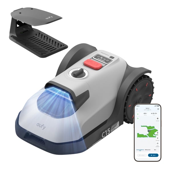 Eufy C15 Robotgräsklippare Batteri Svart, Grå