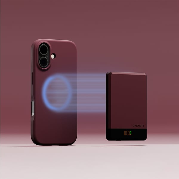 Pikkukuva 3 / 5: Cygnett MagSlim 5000 mAh Langaton lataaminen Cherry colour