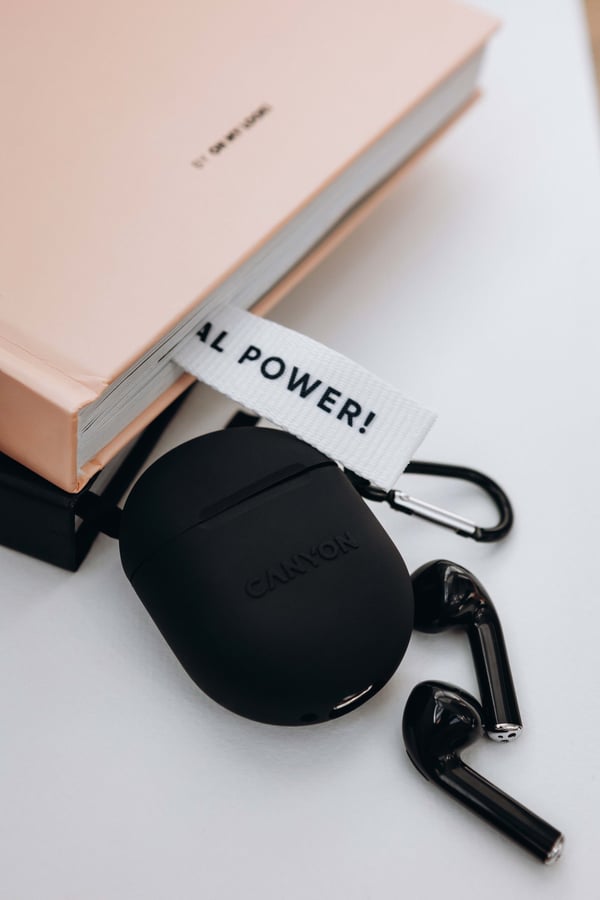 Canyon CNS-TWS6B hörlur och headset True Wireless Stereo (TWS) I öra Samtal/musik/sport/vardag Bluetooth Svart