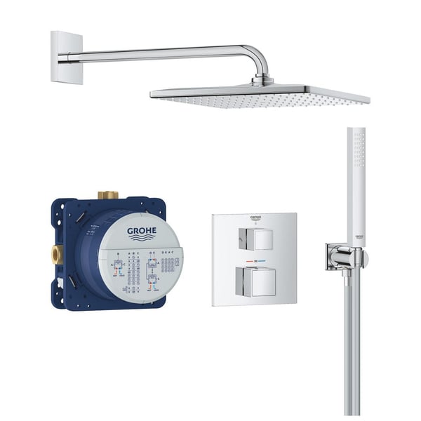 Pikkukuva 1 / 4: GROHE Precision Cube suihkujärjestelmä Kromi
