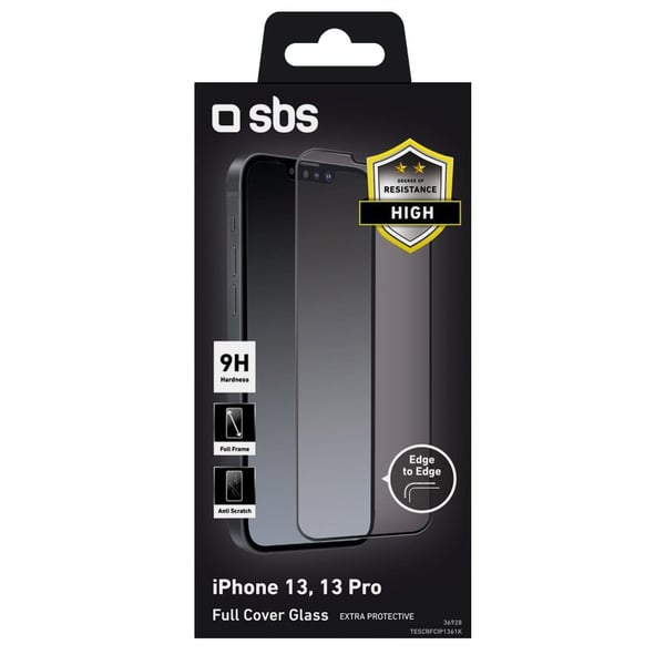 Miniatyrbillede 2 af 2: SBS TESCRFCIP1361K Skærm og -bagsidebeskytter til mobiltelefon Klar skærmbeskytter Apple 1 stk