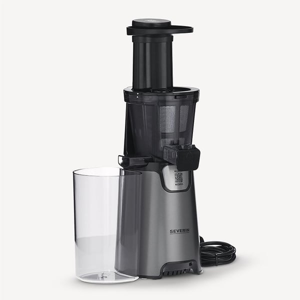 Pikkukuva 1 / 3: Severin ES 3571 mehukone Hidas mehulinko 150 W Musta, Harmaa, Metallinen, Ruostumaton teräs