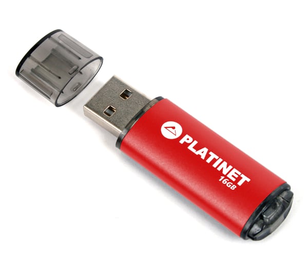 Pikkukuva 1 / 3: Platinet PMFE16R USB-muisti 16 GB USB A-tyyppi 2.0 Punainen