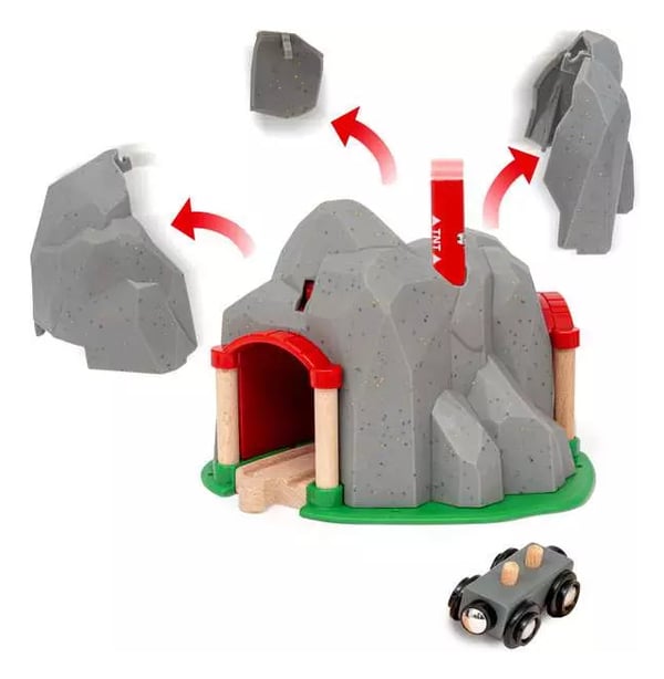 Miniatyrbild 4 av 7: BRIO World Train Set Exploding Tunnel