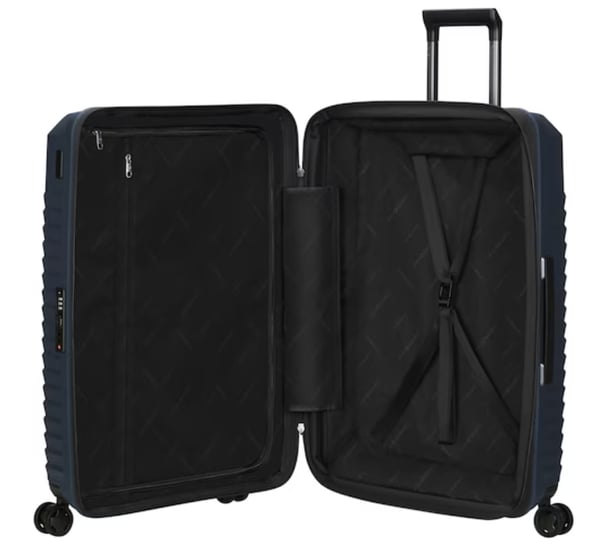 Pikkukuva 3 / 3: Samsonite Intuo Spinner 75 EXP Vaunu Kova kuori Sininen 105 L Polypropeeni (PP)