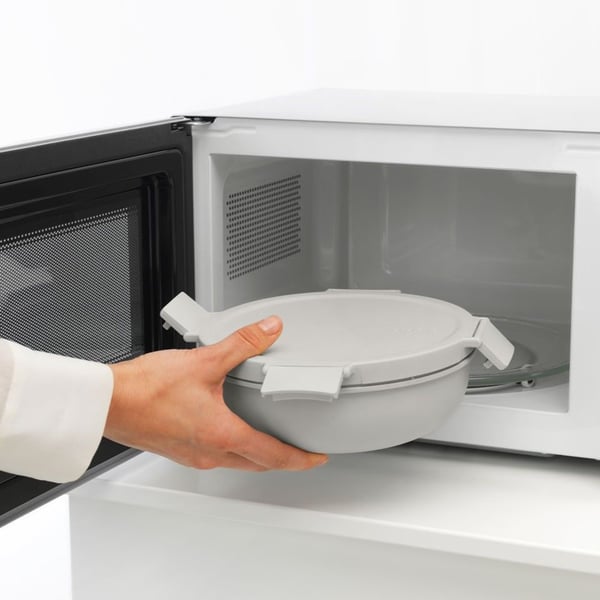 Brabantia Make & Take Salatskål 1300 L Rund Plast Grå 1 stk
