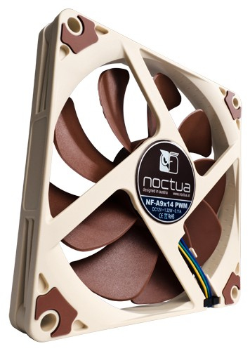 Miniatyrbillede 4 af 4: Noctua NF-A9X14 PWM Computerkabinet Ventilator 9,2 cm Brun