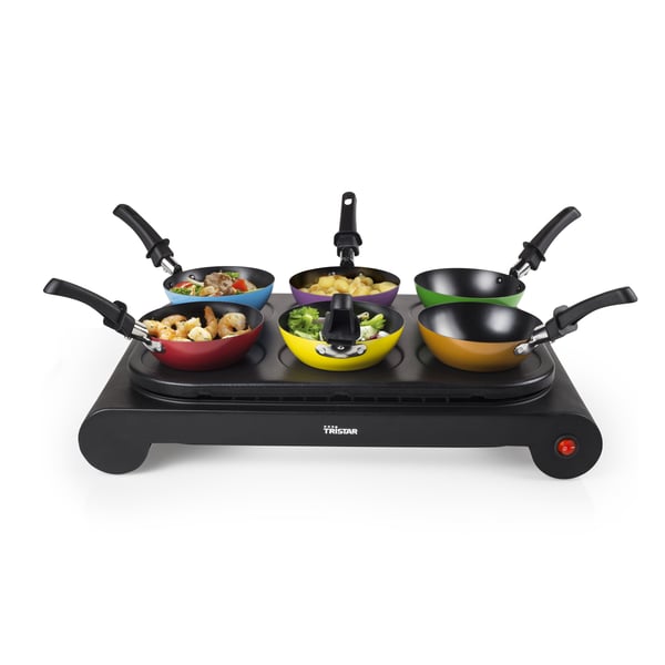 Miniatyrbild 4 av 13: Tristar BP-2827 elektrisk wok Multifärg 1000 W