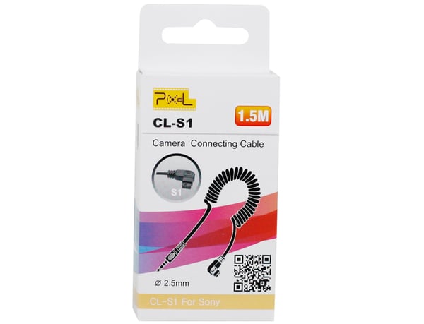 PIXEL CL-S1 kabel til kamera 1,5 m Sort
