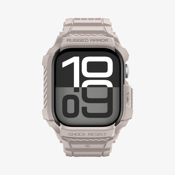 SPIGEN RUGGED ARMOR ”PRO” V2 APPLE WATCH 10 / 11 (46 MM) DUNE BEIGE