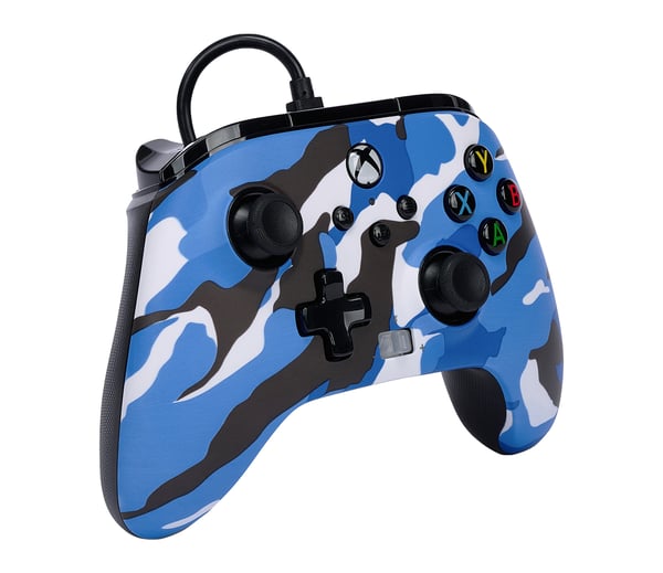 PowerA 1525941-01 spil-controller Blå, Camouflage USB Gamepad Analog/digital Xbox One, Xbox Series S, Xbox Series X