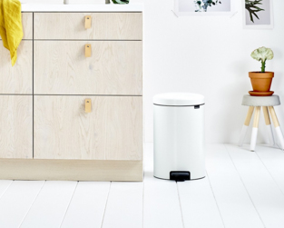 Miniatyrbillede 5 af 5: Brabantia 111846 skraldespand 20 L Rund Hvid