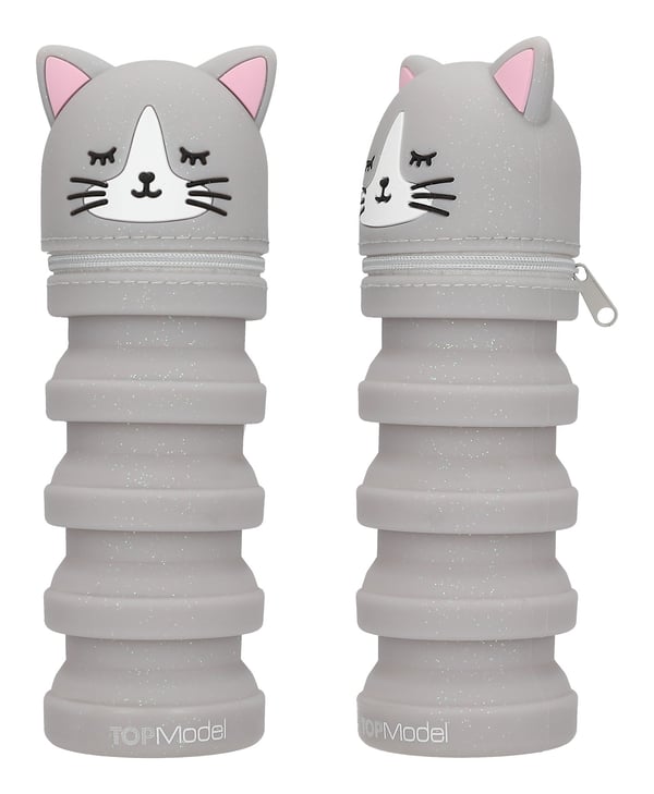 TOPModel Silicone Penalhus BLOOMING KITTY