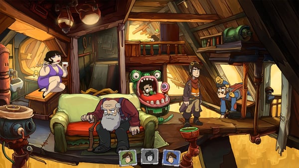 Miniatyrbild 6 av 6: Daedalic Entertainment Goodbye Deponia PC/Mac Standard Tyska PC/Mac