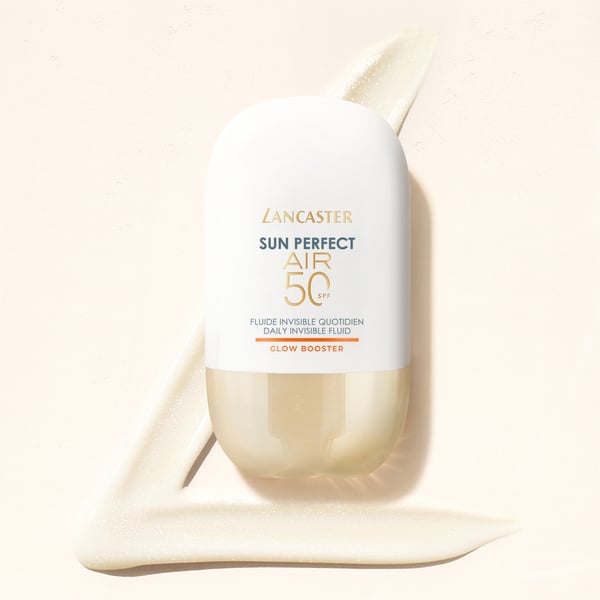 Miniatyrbild 7 av 9: Lancaster Sun Perfect AIR Daily Invisible Fluid SPF50 Glow Booster Solskyddsvätska Ansikte 50 Vuxna