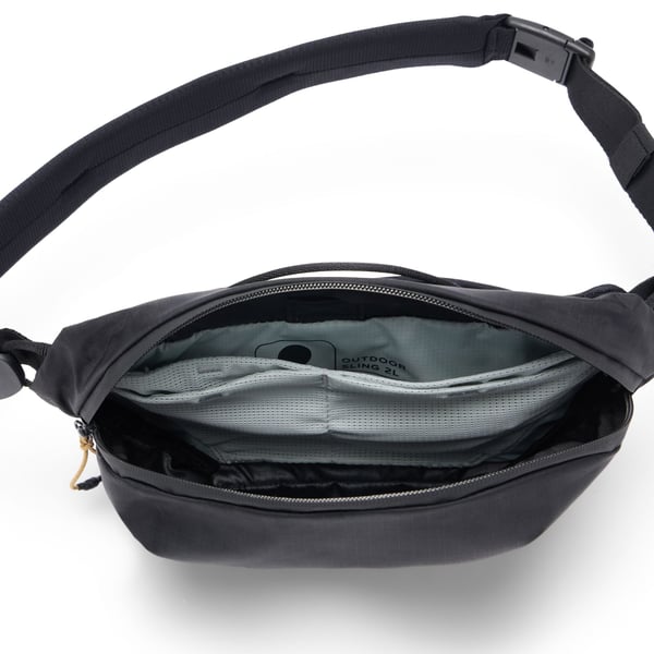 Peak Design Outdoor Sling midjeväska Tyg, Nät, Nylon, Polyuretan (PU) Svart