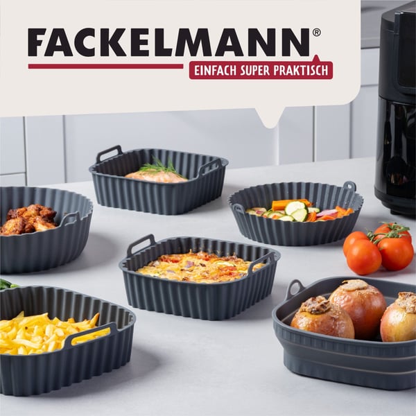 Fackelmann 45104 leivinpelti ja -paperi Air fryer Neliö Silikoni