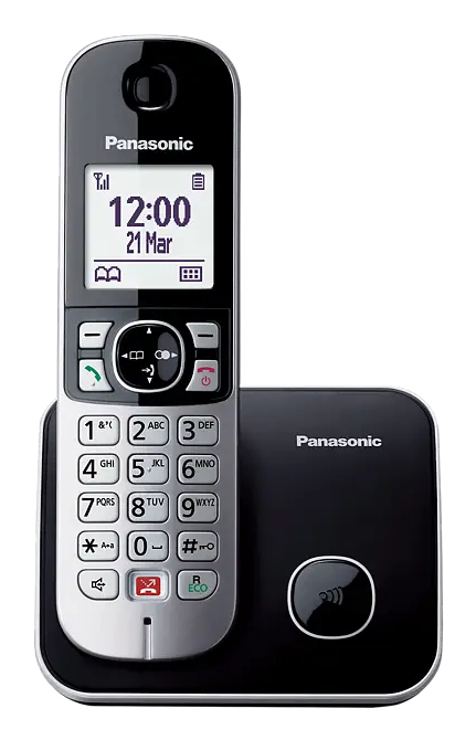 Pikkukuva 3 / 4: Panasonic KX-TG6851 DECT-puhelin Soittajan tunnistus Musta, Harmaa