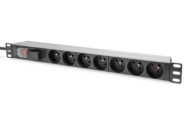 Miniatyrbillede 1 af 4: Digitus DN-95407-FR strømforsyningsenhed (PDU) 7 AC stikkontakt(er) 1U