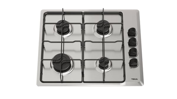 Teka HLX 640 KL Rustfrit stål Indbygget 58 cm Gaskomfur 4 zone(s)