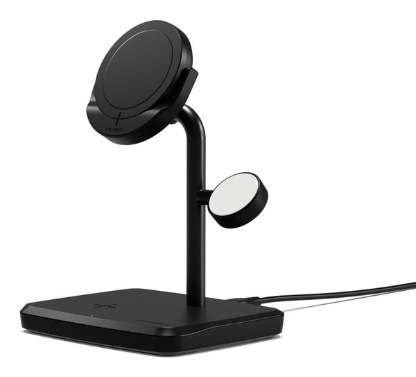 Miniatyrbillede 2 af 4: Cygnett CY5100BUNCP oplader til mobil enhed Hovedtelefoner, Headset, Smartphone, SmartWatch Sort USB Trådløs opladning Hurtig opladning Indendørs