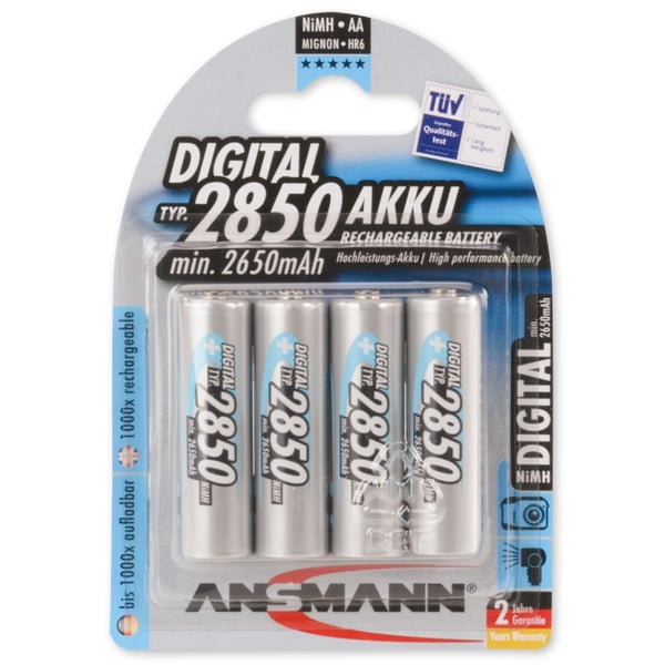 Miniatyrbillede 1 af 2: Ansmann 5.0350.92 husholdningsbatteri Genopladeligt batteri AA Nikkel-Metalhydrid (NiMH)