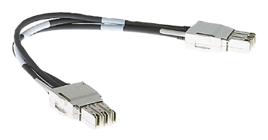 Cisco STACK-T1A-1M= InfiniBand og fiberoptisk kabel Metallic, Sort
