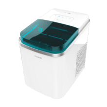 Cecotec 08052 ismaskiner Inbyggd/fristående iskubsmaskin 15 kg/24h 150 W Blå, Transparent, Vit
