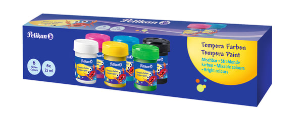 Pelikan Tempera 25 ml 6 stk