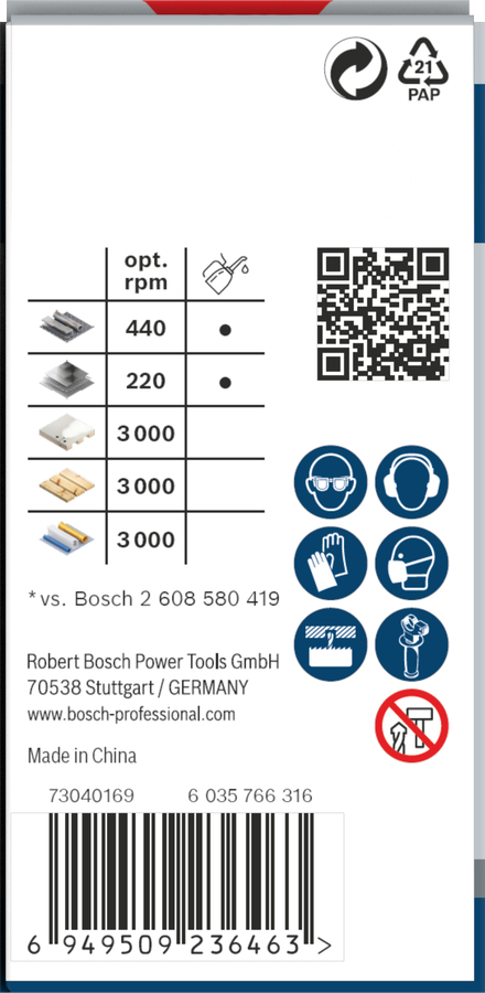 Miniatyrbild 10 av 10: Bosch PRO Multi Material hålborr Borr 1 styck