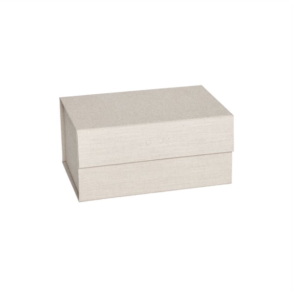 OYOY Hako Opbevaringsboks Rektangulær Pap Beige