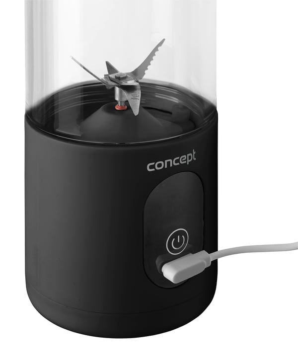 Concept SM4001 blender 0,58 L Bærbar blender 315 W Sort, Rustfrit stål