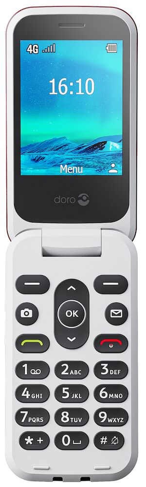 Doro 2820 116,9 g Rød Begynder telefon
