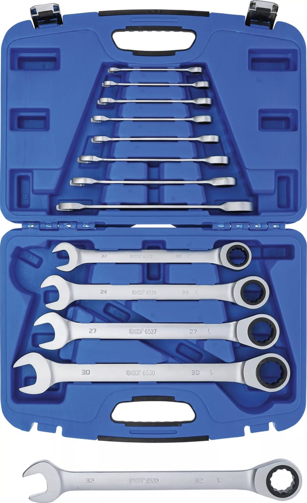 BGS technic Ratchet Combination Wrench Set