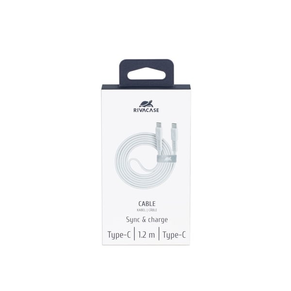 Miniatyrbillede 11 af 12: Rivacase PS6005 WT12 USB-kabel USB 2.0 2,1 m USB C 0,48 Gbit/sek. Hvid