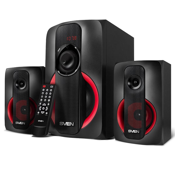 SVEN MS-304 højttalersæt 40 W Universel Sort 2.1 kanaler 2-vejs 20 W Bluetooth