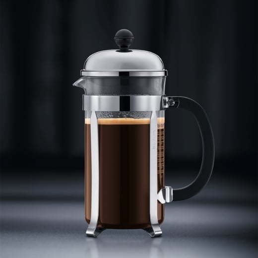 Bodum Chambord Sort, Krom, Transparent