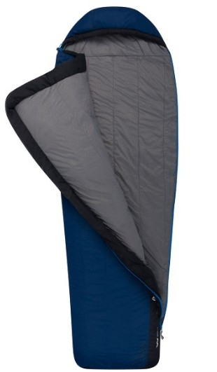 Sea To Summit Trailhead ThII Voksen Rektangulær sovepose Nylon Sort, Blå, Grå